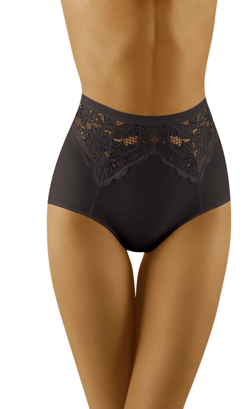 Dámské vyšší kalhotky Maestria Černá - Wolbar - Dámské spodní prádlo stahovací