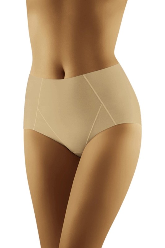 Stahovací kalhotky Superia beige - WOLBAR - Dámské spodní prádlo stahovací