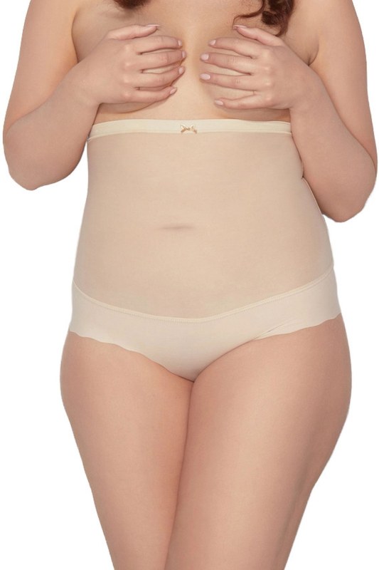 Dámská stahovací tanga Glam string beige - MITEX