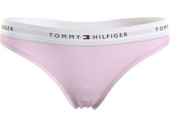 Dámská tanga LOGO WAISTBAND THONG UW0UW03835TOG světle růžová - Tommy Hilfiger