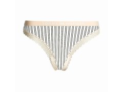 Dámská tanga Tonal Logo Lace UW0UW04463-0F8 - Tommy Hilfiger