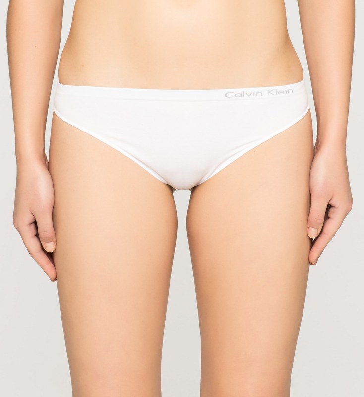 Tanga Pure Seamless QD3544E bílá T|O Calvin Klein - Dámské spodní prádlo tanga