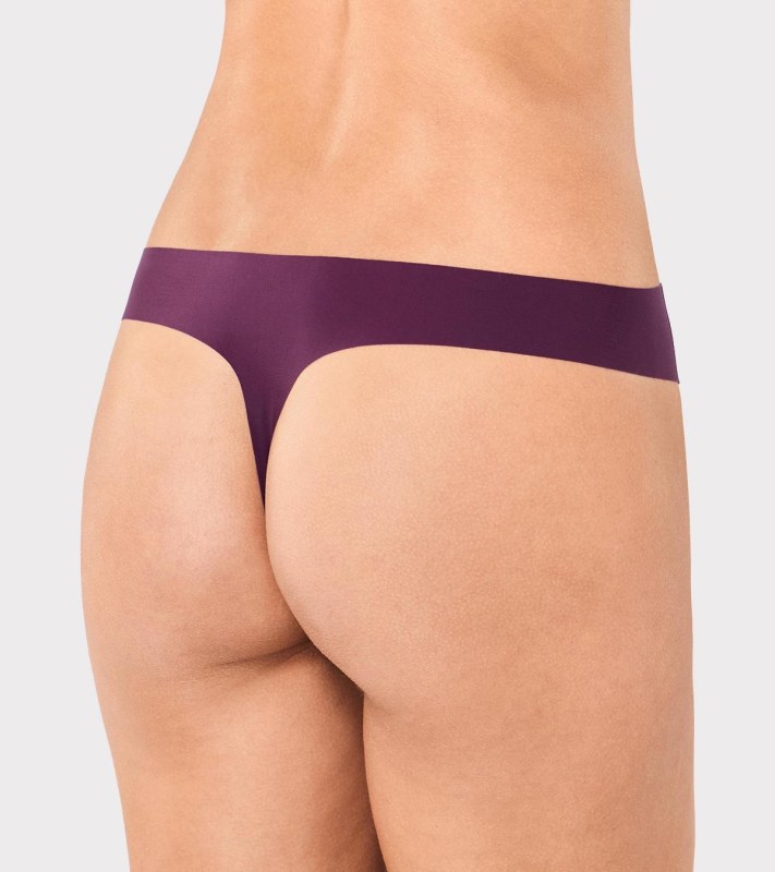 Tanga tmavě fialové (3391) Zero Feel String - Sloggi - Dámské spodní prádlo tanga