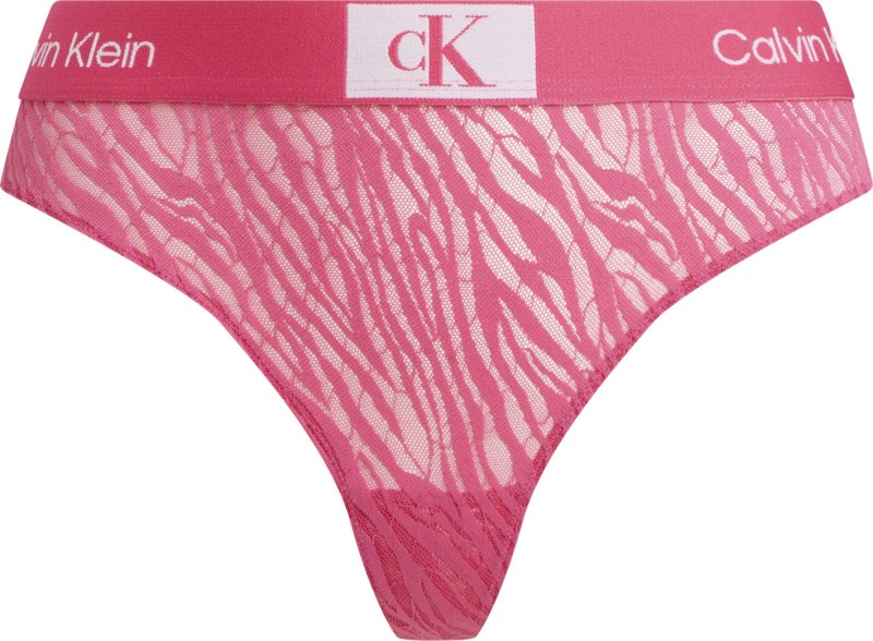 Dámské tanga 000QF7378E FUD tm. růžové - Calvin Klein - Dámské spodní prádlo tanga