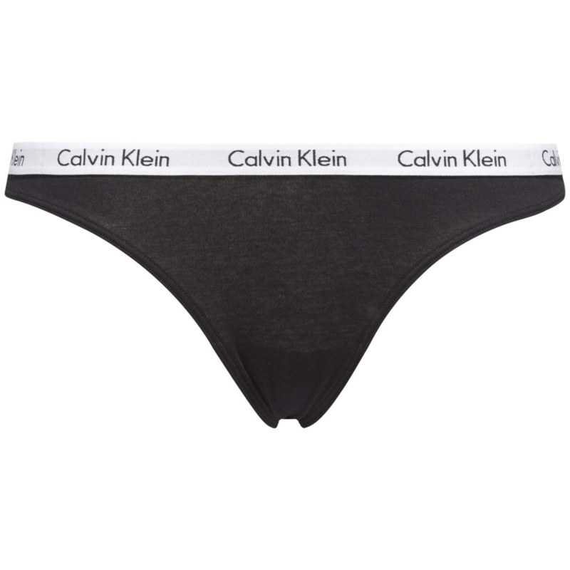 Dámská tanga Thong Carousel 0000D1617E 001 černá - Calvin Klein - Dámské spodní prádlo tanga