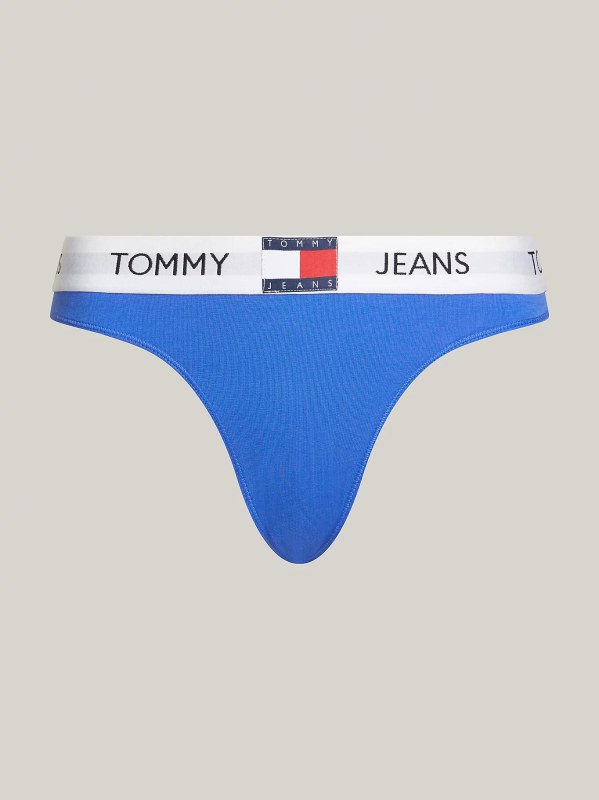 Dámské tanga EXT SIZES UW0UW04956 C6H modré - Tommy Hilfiger - Dámské spodní prádlo tanga