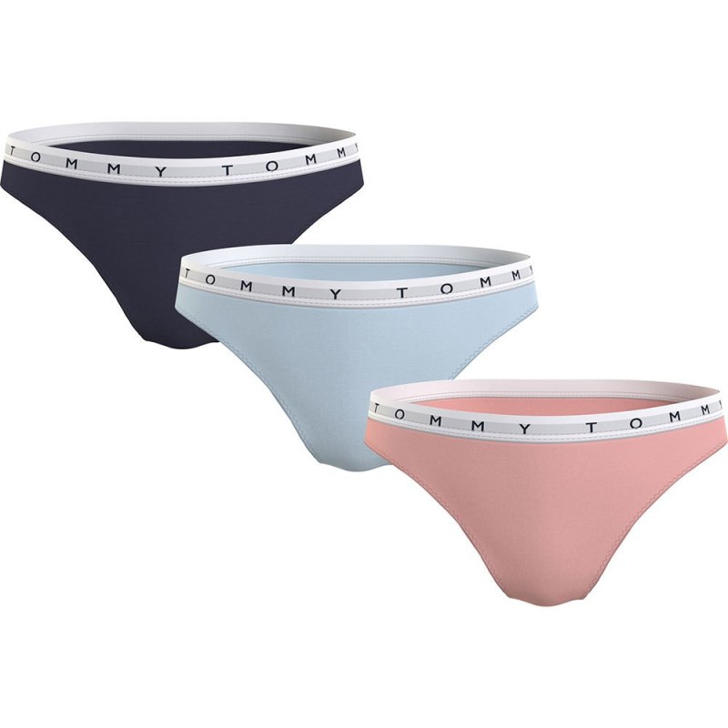 Dámská tanga 3Pack UW0UW02521-0TX - Tommy Hilfiger - Dámské spodní prádlo tanga