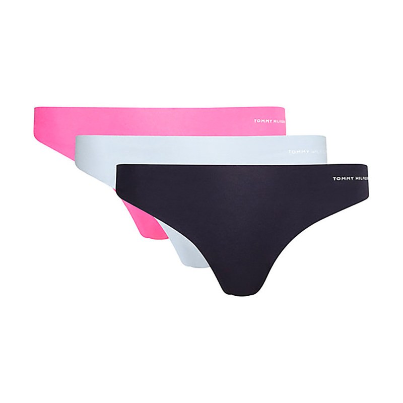 Dámská tanga Raw Cut 3 Pack UW0UW03872-0VI - Tommy Hilfiger Dámská tanga Raw Cut 3 Pack UW0UW03872-0VI - Tommy Hilfiger - Dámské spodní prádlo tanga