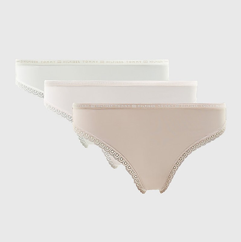Dámská tanga Lace 3 Pack UW0UW02824-0XY - Tommy Hilfiger Dámská tanga Lace 3 Pack UW0UW02824-0XY - Tommy Hilfiger - Dámské spodní prádlo tanga