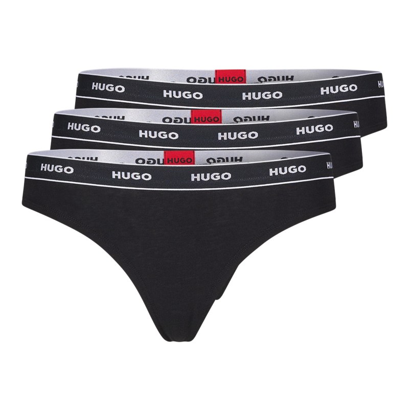BOSS Dámská tanga 3Pack Stripe 50469681-001 - HUGO BOSS Dámská tanga 3Pack Stripe 50469681-001 - HUGO - Dámské spodní prádlo tanga