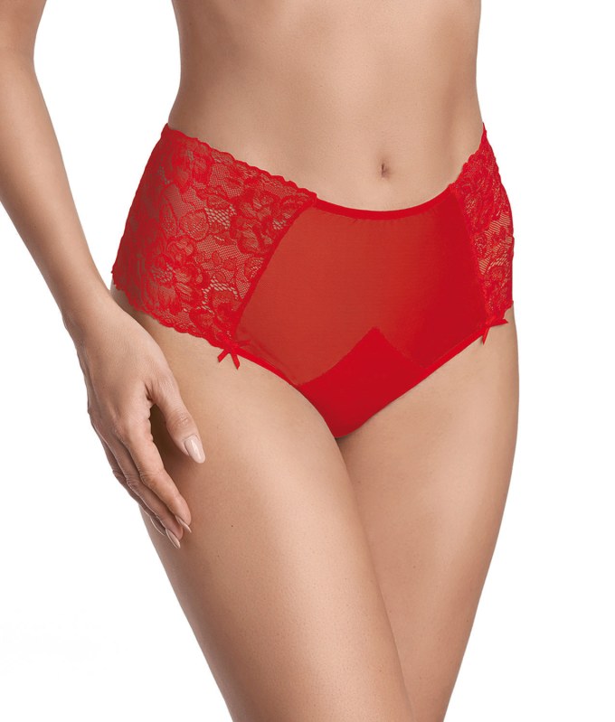 Ewan tanga-šortky N 79 červená S-XL Ewan tanga-šortky N 79 červená S-XL - Dámské spodní prádlo tanga