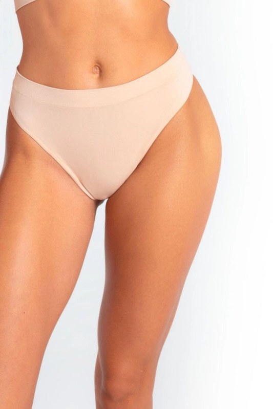 Dámská tanga 1648s Lili beige - GATTA - Dámské spodní prádlo tanga