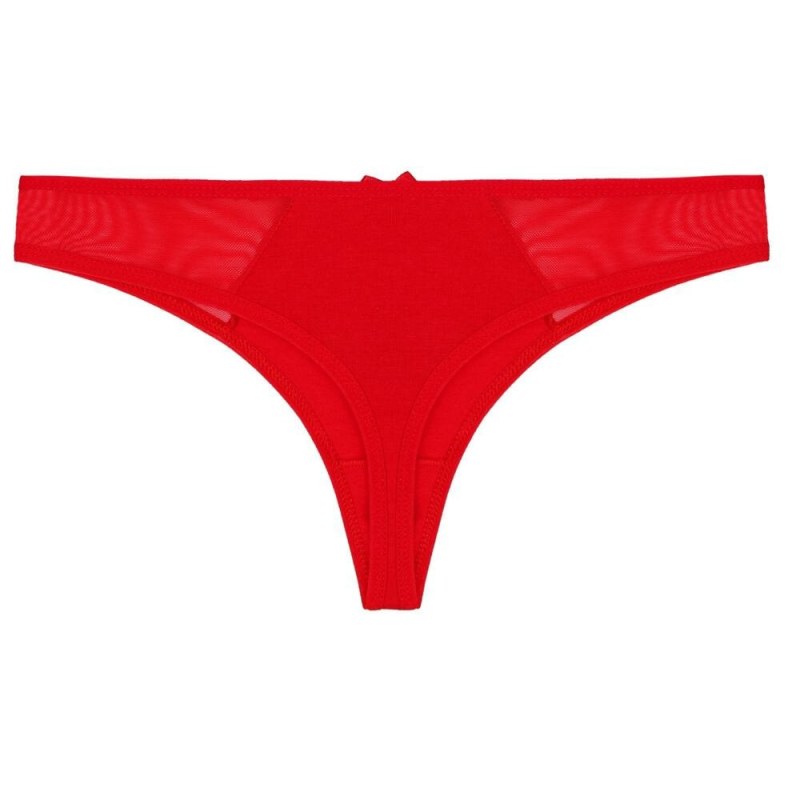 Tanga BDM501-025 červená - Dámské spodní prádlo tanga
