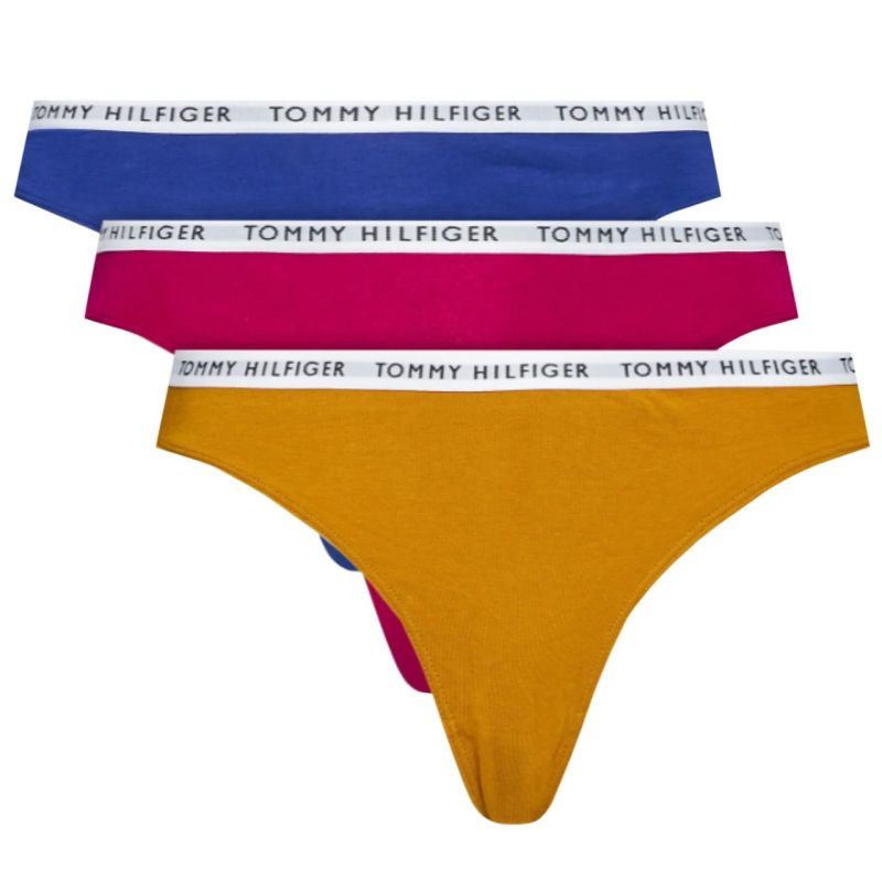 Tommy Hilfiger Underwear 3-Pack Thong W UW0UW02829 Dámské spodní prádlo