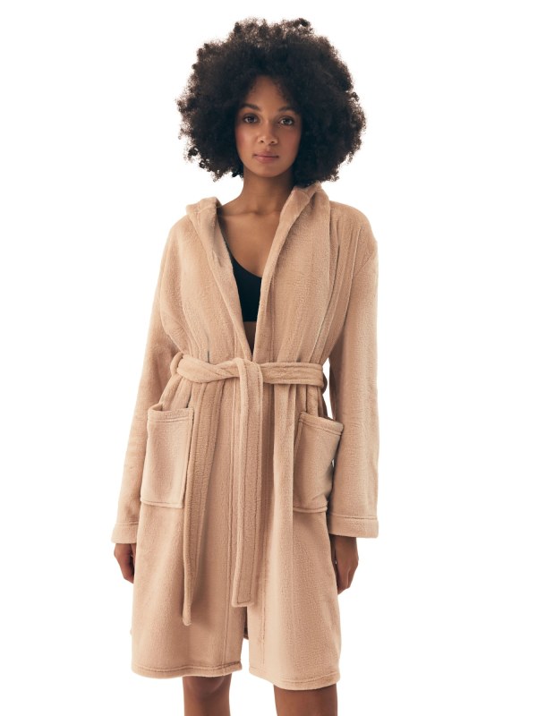 Dámský župan 42877 Brid beige - HENDERSON Dámský župan 42877 Brid beige - HENDERSON - Dámské župany