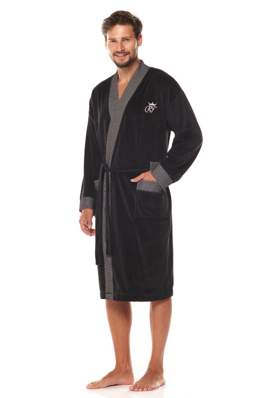 Župan Royal 2050 Black - L&L Župan Royal 2050 Black - L&L - Dámské župany