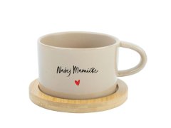 Našej Mamičke - krémový hrníček makronka 200 ml