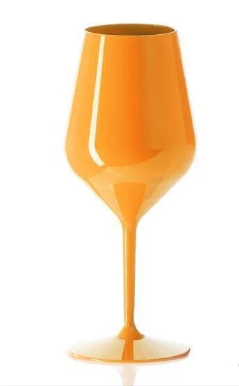 Nerozbitná sklenice na víno 470 ml oranž 6pack