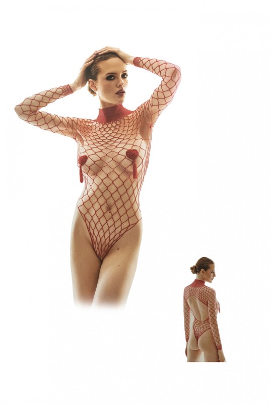 Žhavé body Forca red - Anais - Erotické prádlo body