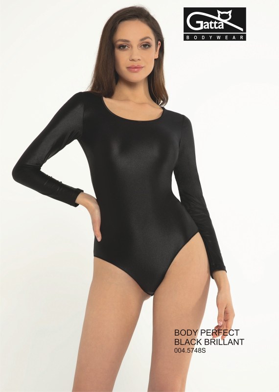 Dámské body Gatta 45748S Perfect Black Brillant S-XL - Erotické prádlo body