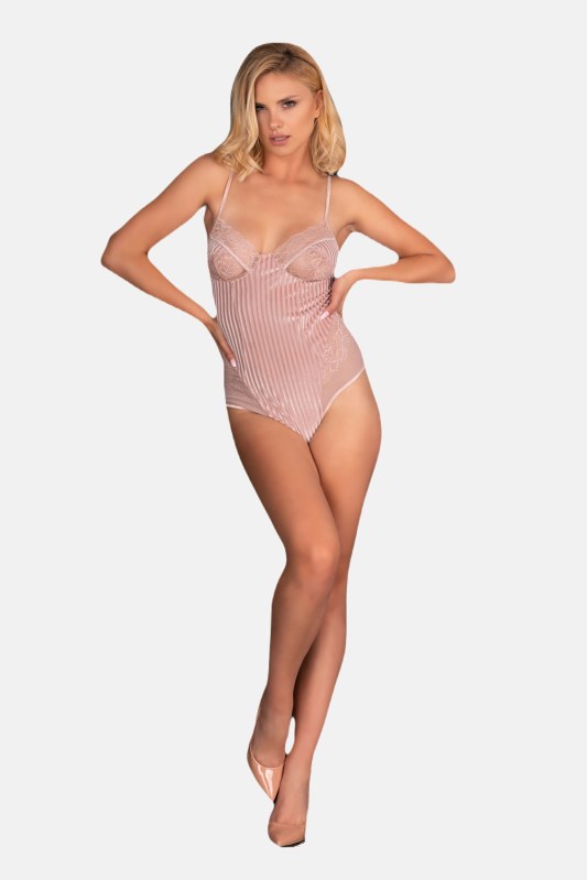 LivCo Corsetti Fashion Body Agimin Pink - Erotické prádlo body