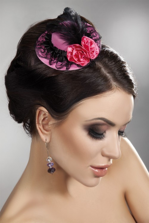 LivCo Corsetti Fashion Mini Top Hat Model 9 Pink LivCo Corsetti Fashion Mini Top Hat Model 9 Pink - Erotické prádlo doplňky
