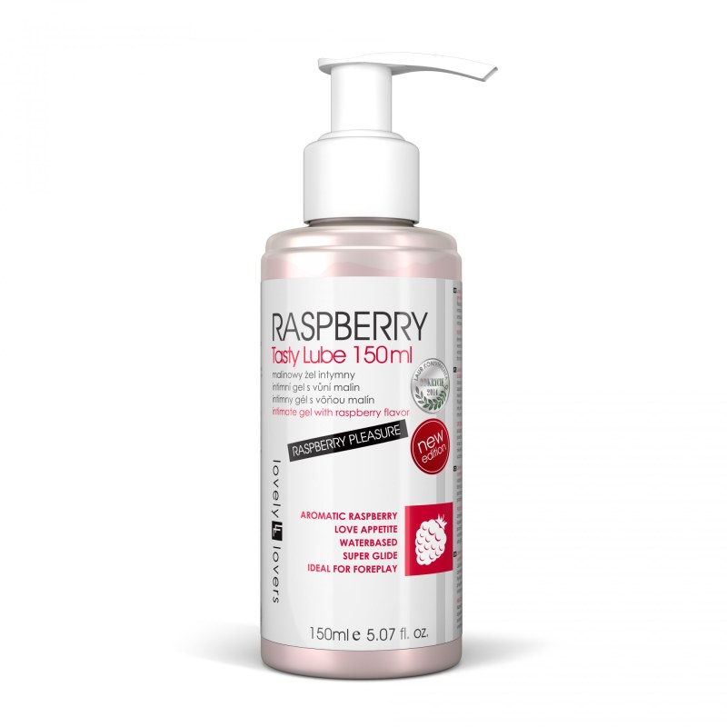Lubrikační gel Raspberry Tasty Lube 150ml - Lovely Lovers - Erotické prádlo doplňky produkty pro muže
