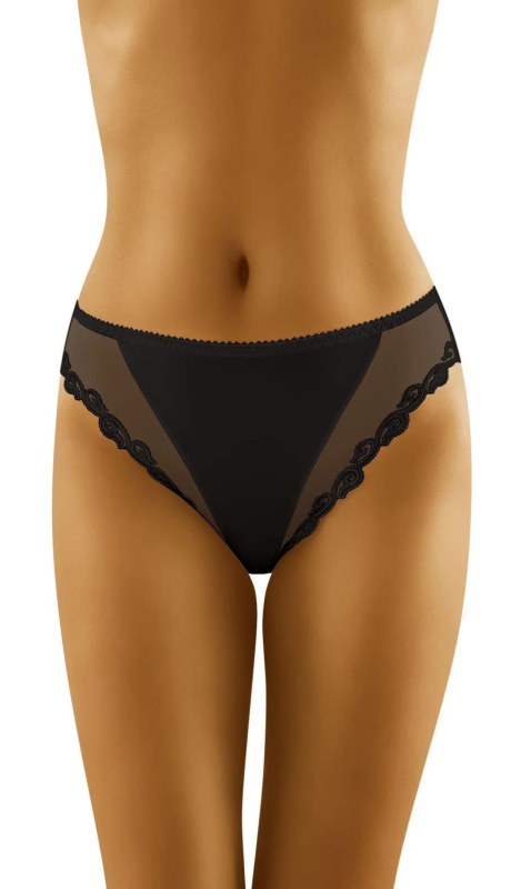 Kalhotky Poly II Black - Wol-Bar - Erotické prádlo kalhotky
