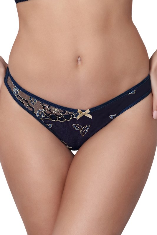 Brazilky V-9425 modrá - Axami - Erotické prádlo kalhotky