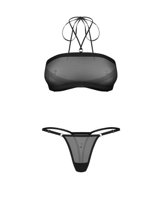 Dámský sexy set Orinelle 2-Pcs Set černý - Obsessive