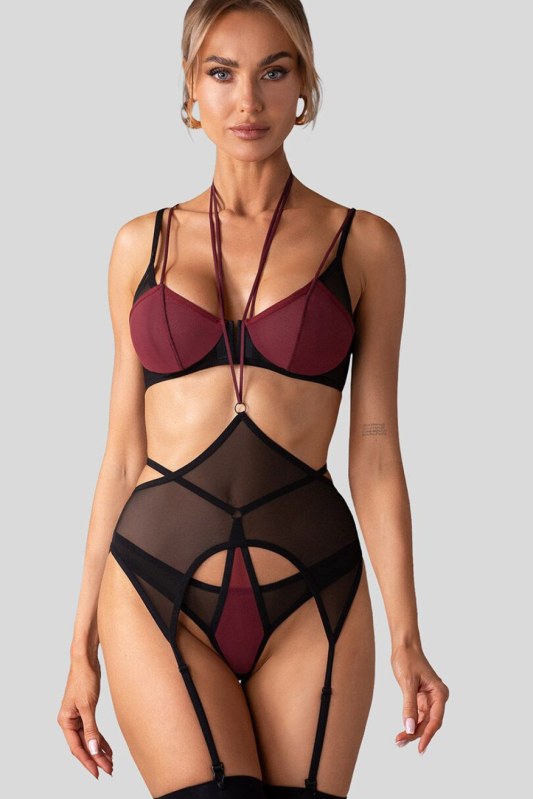 Sexy souprava s vysokým pasem model 231567 Obsessive