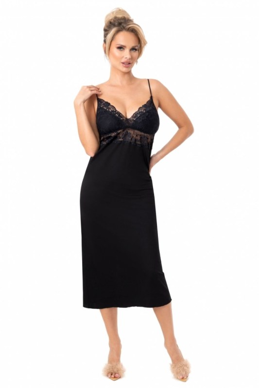 Noční košilka s&nbsp;krajkou model 225960 Donna - Erotické prádlo korzety