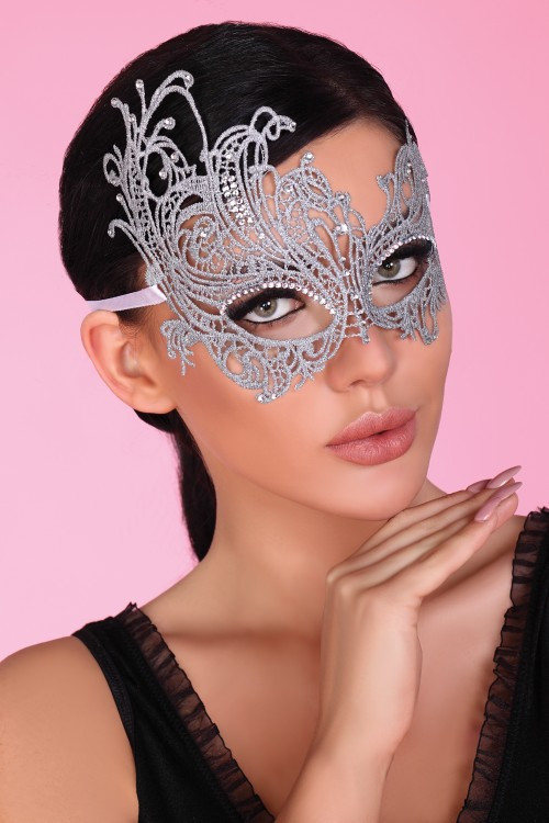 Krásná maska Silver - LivCo Corsetti - Erotické prádlo kostýmy