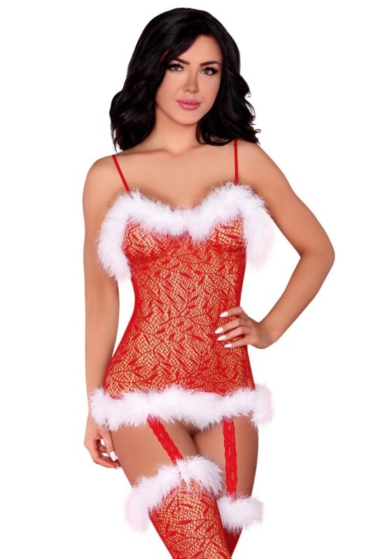 Vánoční kostým Catriona Christmas - LivCo CORSETTI FASHION - Erotické prádlo kostýmy