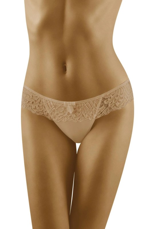 Krátká struna Karioka Beige - Wol-Bar - Erotické prádlo tanga