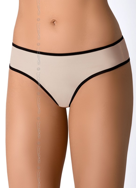 Tanga V-7148 Libeccio béžovo-černá – Axami