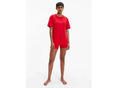 Dámské pyžamo - QS6764E - XMK - Rudá - Calvin Klein