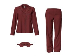 Dámské pyžamo QS6551E XKG bordó - Calvin Klein