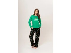 Dámské pyžamo 165/01 zelené s avokádem - Karol