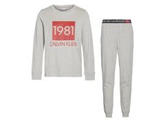 Dámský pyžamový set QS6347E-020 - Calvin Klein