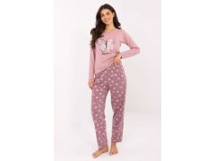 Pyžamo s dlouhým rukávem model 221202 Forever Pink
