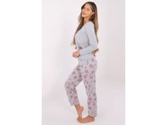 Pyžamo s&nbsp;květinovým vzorem model 222197 Forever Pink