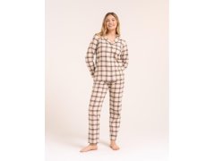 Pyžamo Moraj PDD5500-007 dlouhé rukávy, velikosti S–3XL, rozepínací