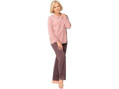 Pyžamo Martel 277 Irena III, dlouhé rukávy, velikosti M–3XL, froté