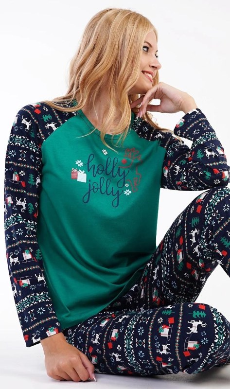 Dámské pyžamo dlouhé Holly Jolly