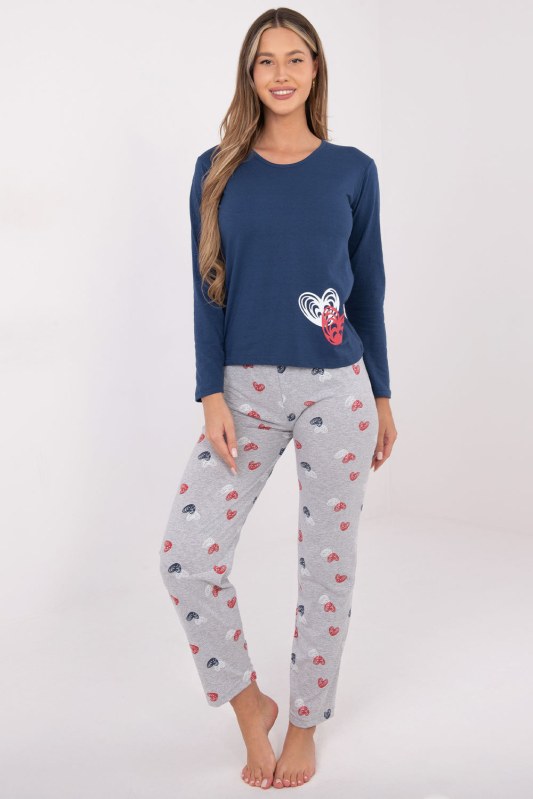 Pyžamo s dlouhým rukávem model 222189 Forever Pink