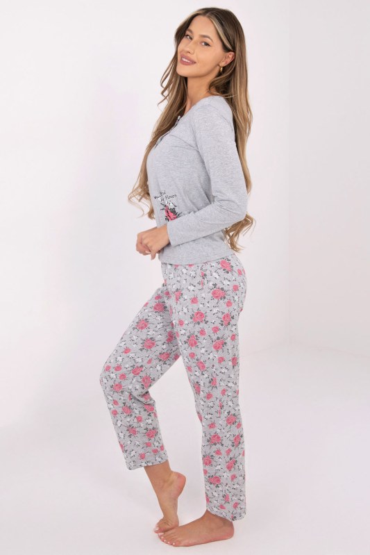 Pyžamo s květinovým vzorem model 222197 Forever Pink