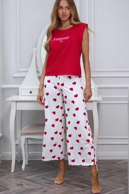 Pyžamo s krátkým rukávem model 224229 Pure Sin