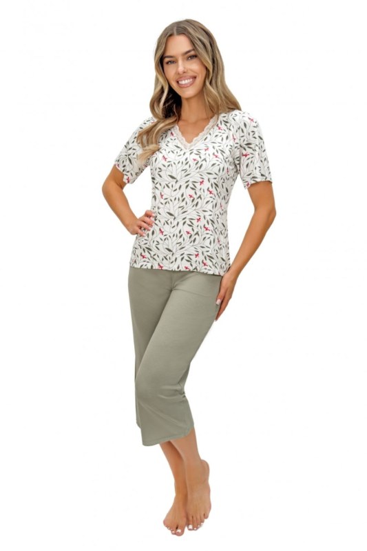 Pyžamo s krátkým rukávem model 225020 Donna