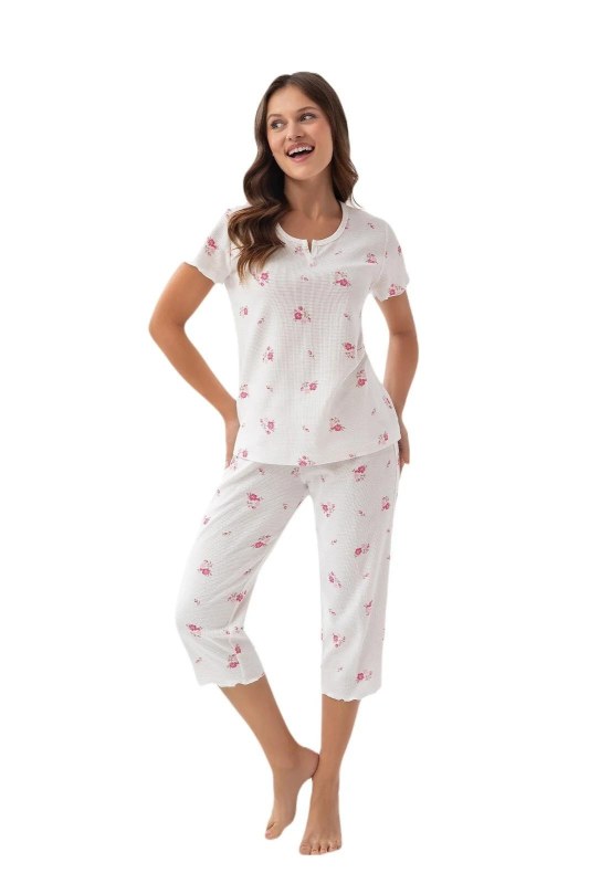 Dámské pyžamo Luna 386 v plné délce S-2XL